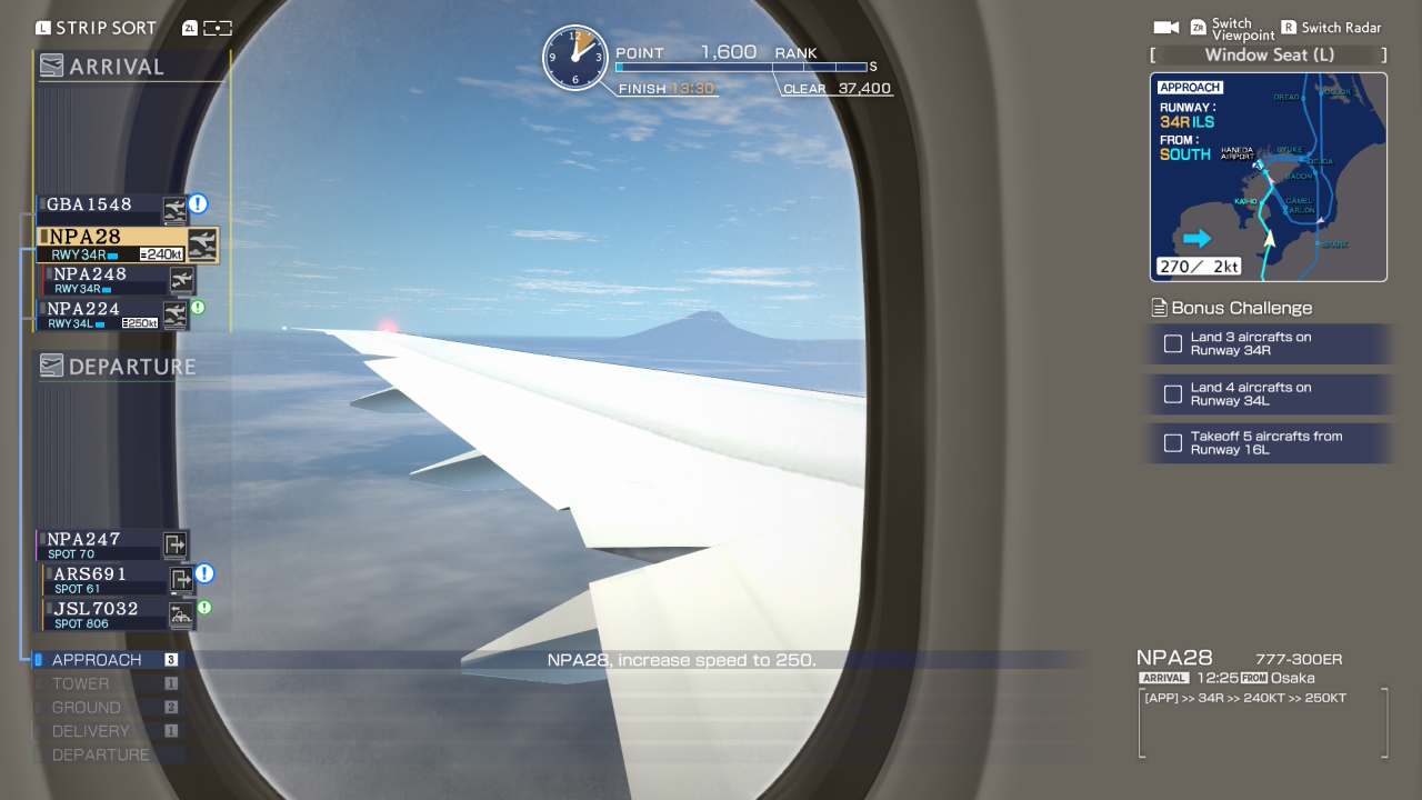 A plane lined up, nobody panicking yet. Give it a minute.