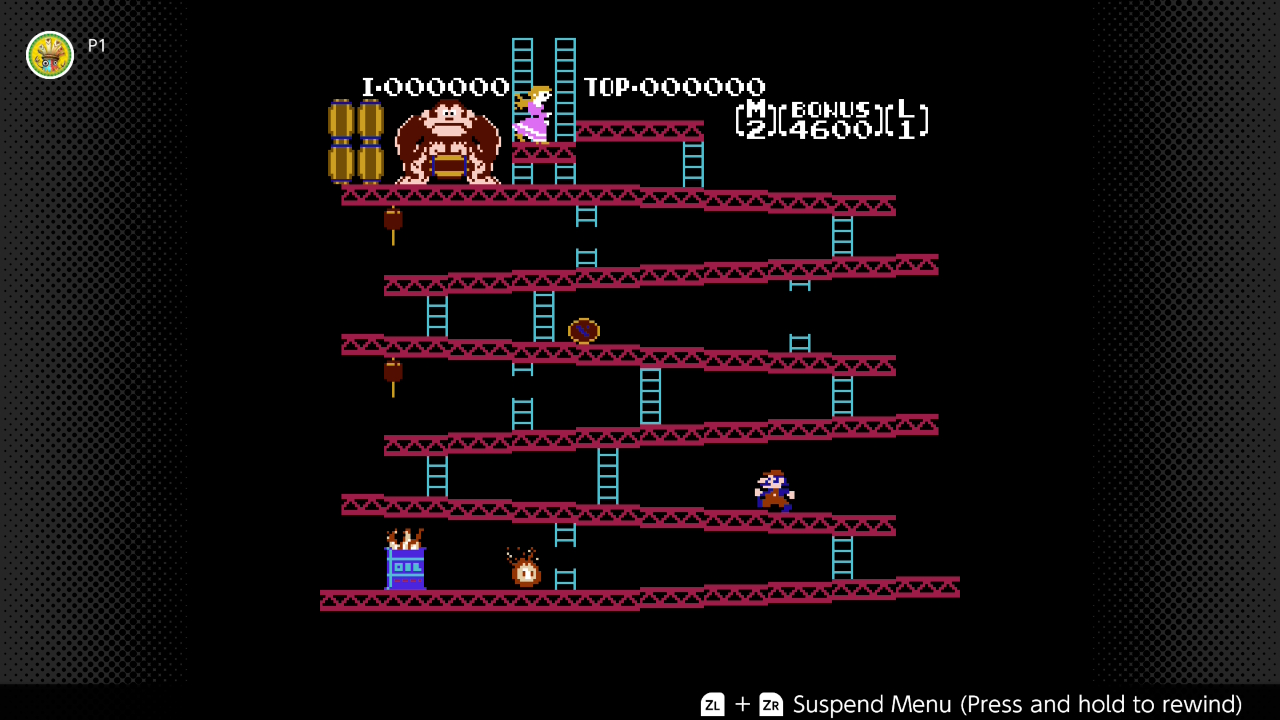 Donkey Kong, where it all started. Still hard, still fun.
