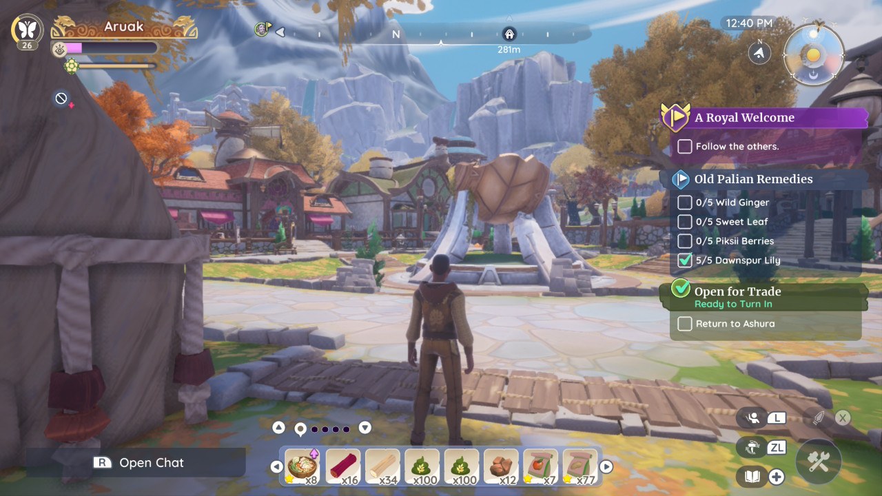 The village square, my usual starting point. Everyone says hello, it's lovely.