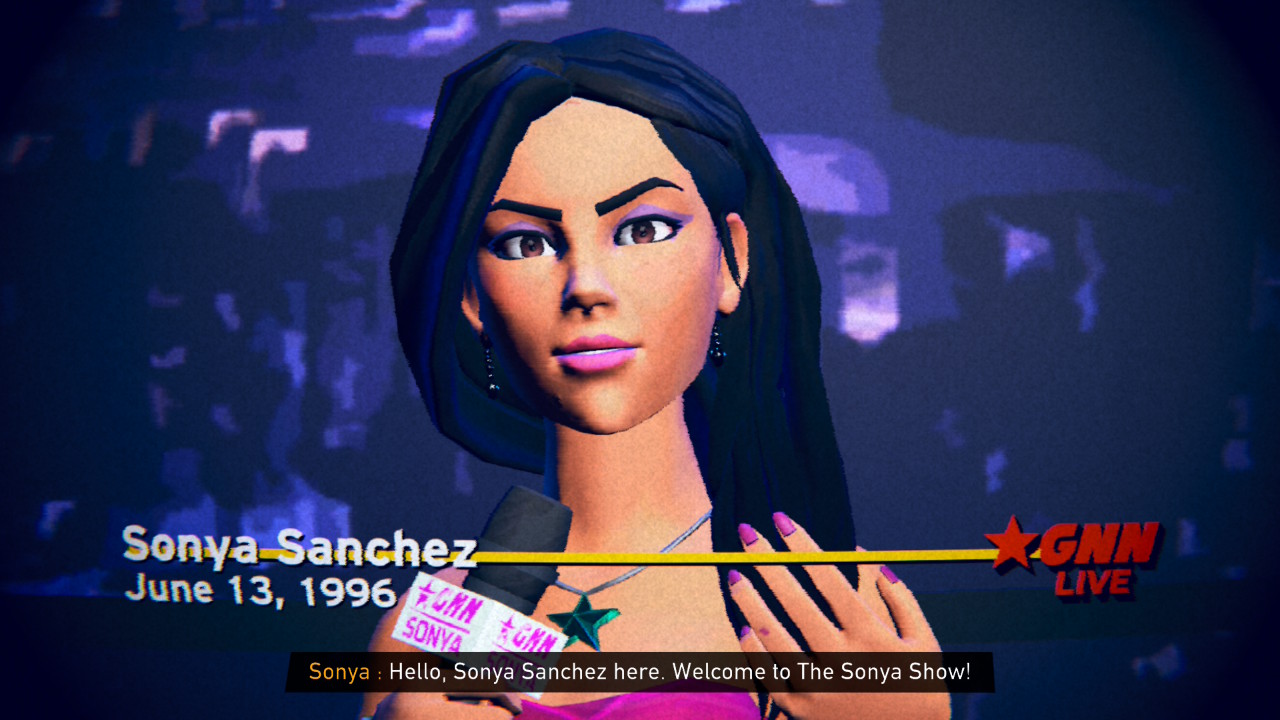 Sonya, with the first show of the game. Strong opening act.