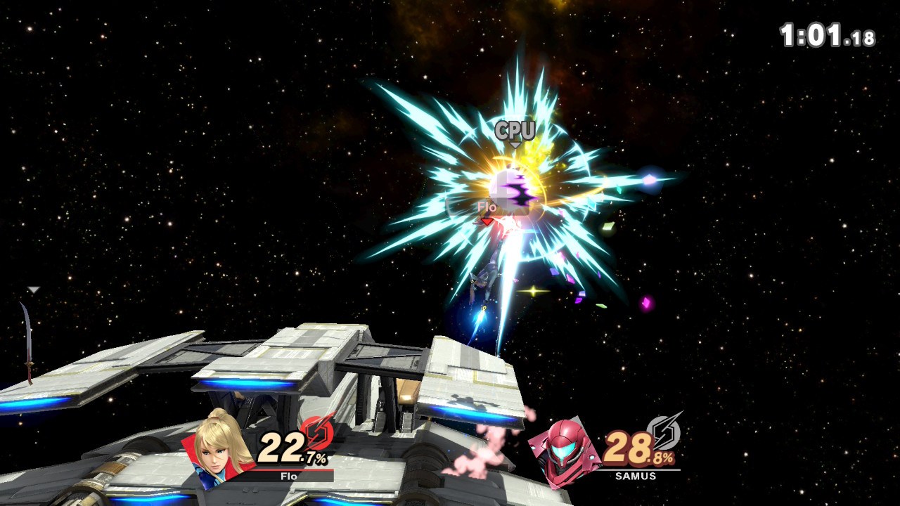 A knockout in the middle of the fight. Somebody is going to space.