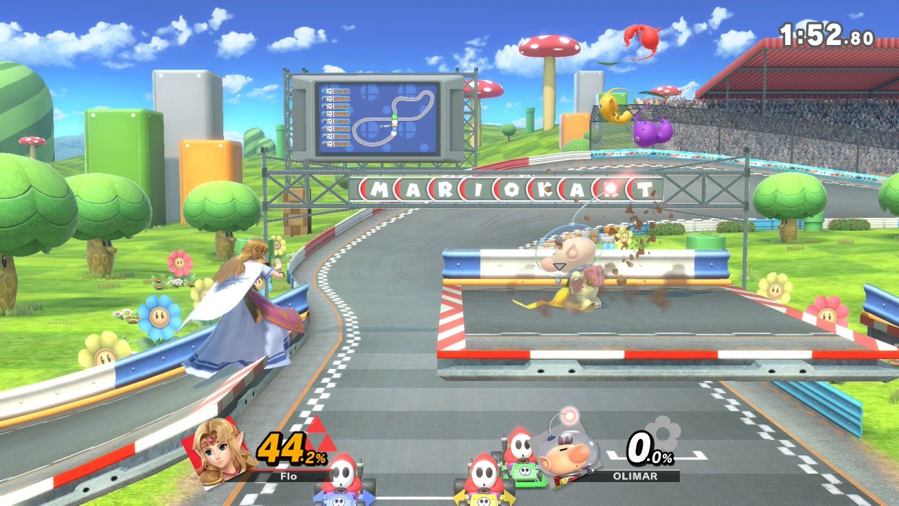 The same circuit, a few seconds later. Things escalated.