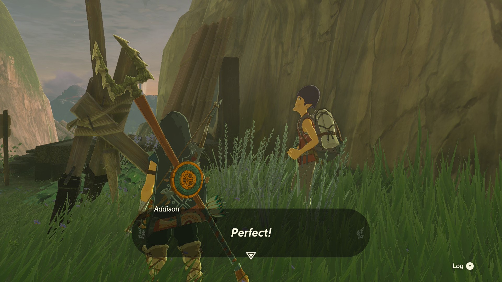 Addison, one of the great sign makers of Hyrule. His signs have a lot to say.