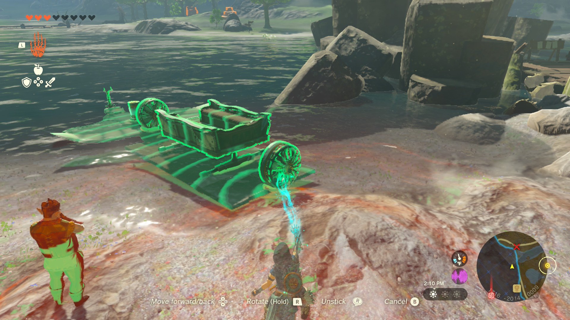 Ultrahand at work: a cart that is not quite finished. It will be, eventually.